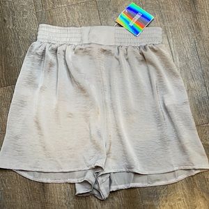 Misguided satin shorts